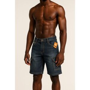 Rider Protec Technical Brand Mens Denim Shorts Size 34 NWT
